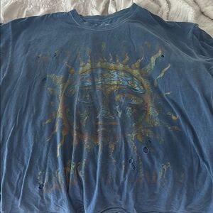 Urban Outfitters Blue Short Sleeve Tee